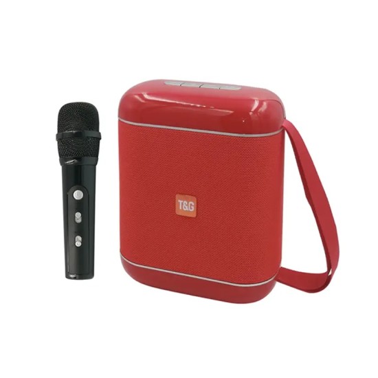 SPEAKER WIRELESS TG-523K AUX/USB/MEMORY CARD RED